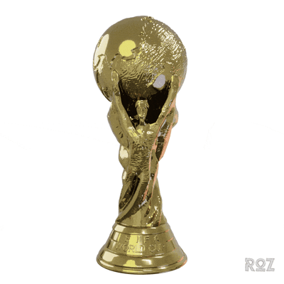 soccer world cup ball catarrh championship statue statuette trophy character 2022 3d print model - Mito3D