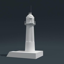 sochi lighthouse symbol city architecture travel tower light sea water building ocean navigation seaport architectural lighting 3d print model - Mito3D