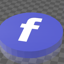 sosyal networks logos afiş paketlemek Sanat medya ağ Facebook pinterest heyecan Youtube instagram iş logolar logo 3d 3d print model - Mito3D