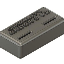 socket 2x sd card creality ender 3 v2 tool 3d print model - Mito3D