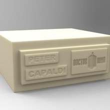 socle doctor peter capaldi art base torso 3d print model - Mito3D