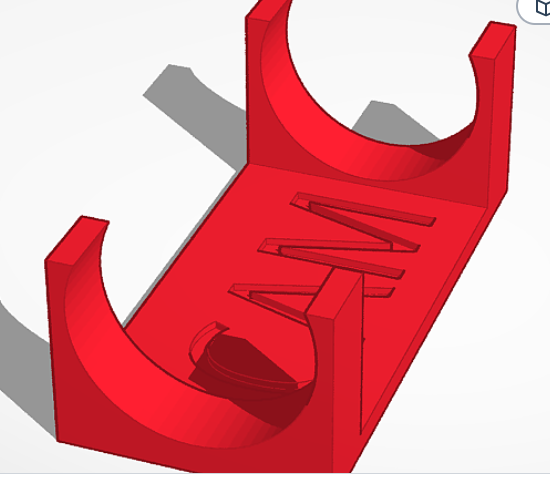 zócalo fijación cámara 30mm max rc modelismo trampa imán enterrar on bote iniciador anatec barco cebo pez apoyo adentro monocasco catamarán 3d 3D print model - Mito3D