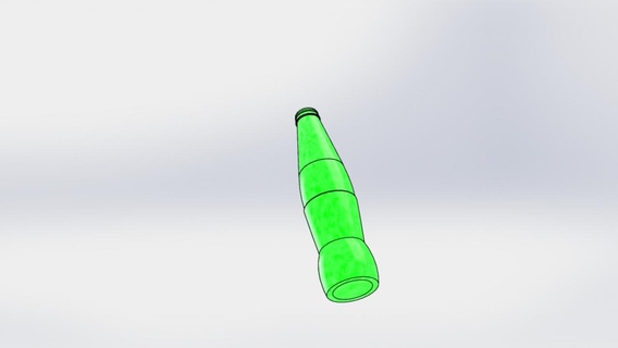 soda bottle soft drink 3d print model - Mito3D