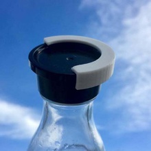 soda stream di cristallo - tappo bottiglia marcatore casa cucina e sala da pranzo cap personalizzati 3d print model - Mito3D