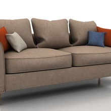 sofa canapé hogar casa mueble diseño moderno sofá esquina herramientas 3d print model - Mito3D