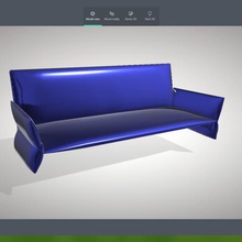 sofa home toy chir furnicher 3d print model - Mito3D