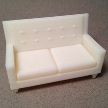 60s sofa various 1to16scale 1to24scale dollhouse furniture madiverse playset toscale 3d print model - Mito3D