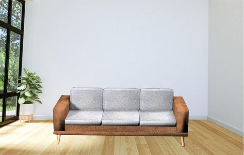 sofa toy low poly 3d print model - Mito3D