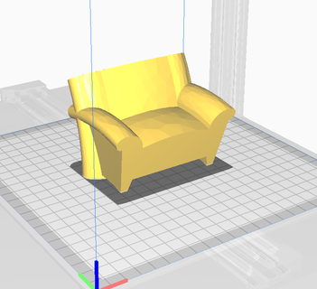 sofa 3d print model - Mito3D