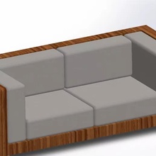 Sofa Zimmer Leben Werkzeuge modern Haus Stuhl Design 3d print model - Mito3D