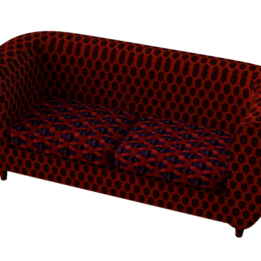 sofa couch 3D print model - Mito3D