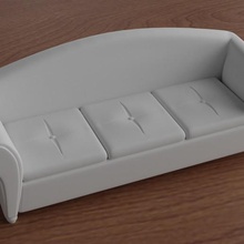 sofá - cama de la arquitectura muebles impresión el sala estar divan otomano presidente butaca sillón reclinable casa en interior familia 3d print model - Mito3D