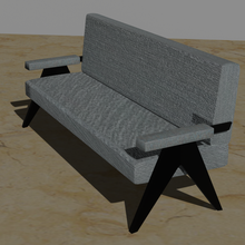 sofa 3d mode 3d print model - Mito3D