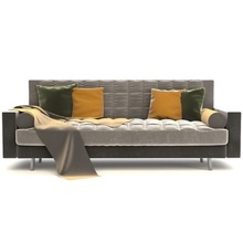 sofa rik 003 architecture rok fabric cushion cloth 3d print model - Mito3D