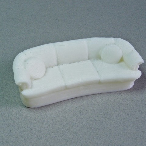 124 sofa scan home 1to24scale captured toscale model furniture 3D print model - Mito3D