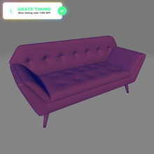 sofa settee - fancy lad 3d print model - Mito3D