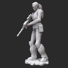 sofia hendrik gears war 3d model stl file print game locust cog figure figurine miniature statue character 3d print model - Mito3D