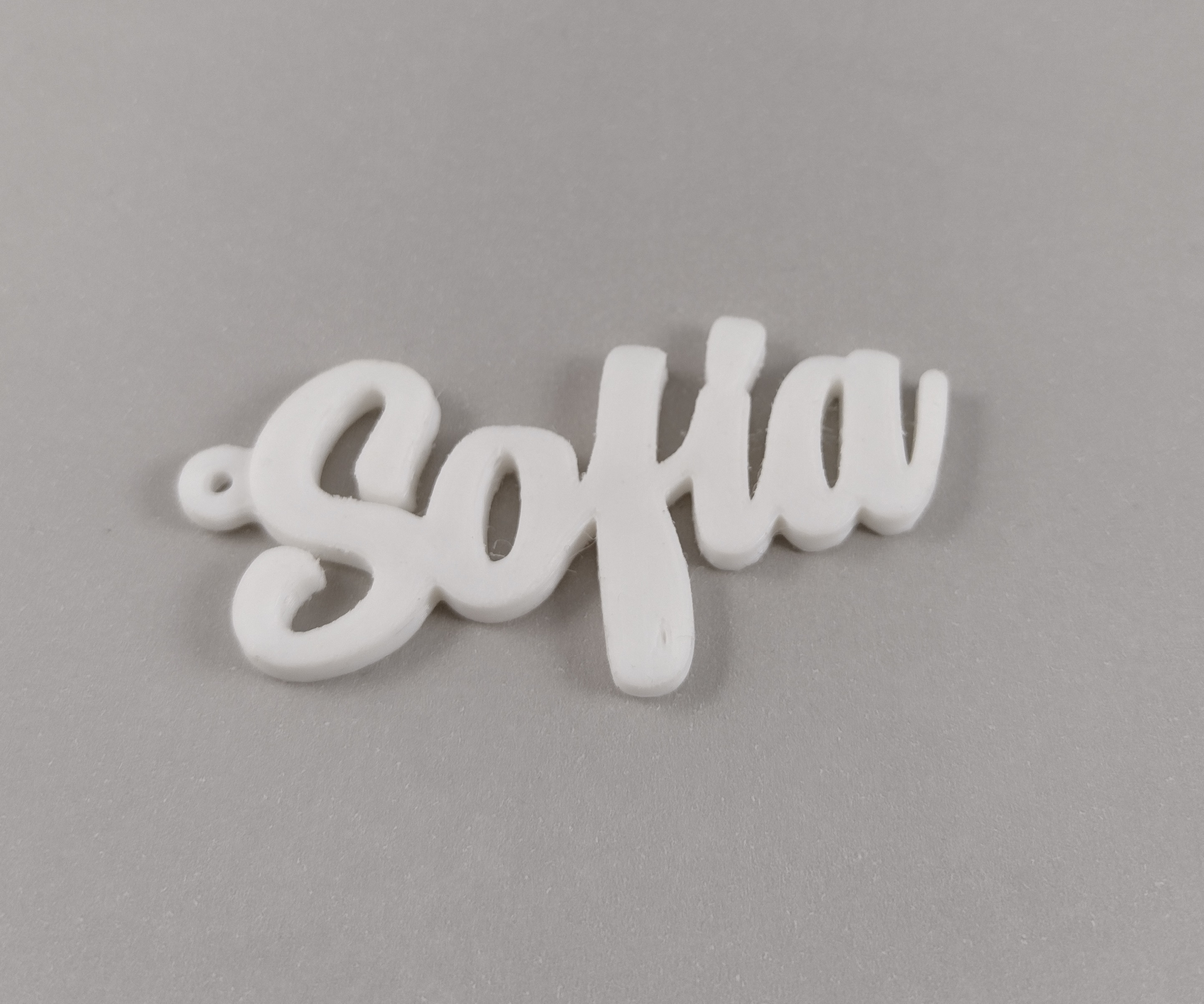 Sofia chaveiro pingente gadget jóia deco criança 3D print model - Mito3D
