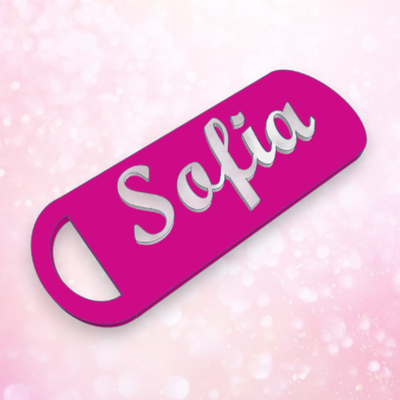 sofia keychain by customized 3d print model - Mito3D