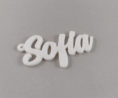 Sofya anahtarlık isim kolye gadget mücevher deko çocuk 3d print model - Mito3D