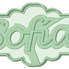 sofia personalized cookie cutter tool biscuit crackers 3d print model - Mito3D
