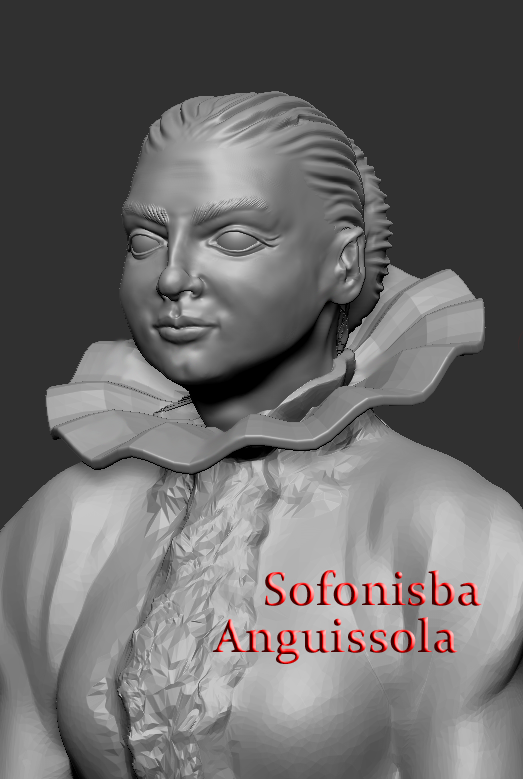 sofonisba anguissola renaissance 3D print model - Mito3D