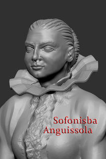 Sofonisba enguia renascimento 3d print model - Mito3D