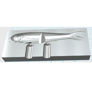 soft bait fonderie moule pêche 3d print model - Mito3D