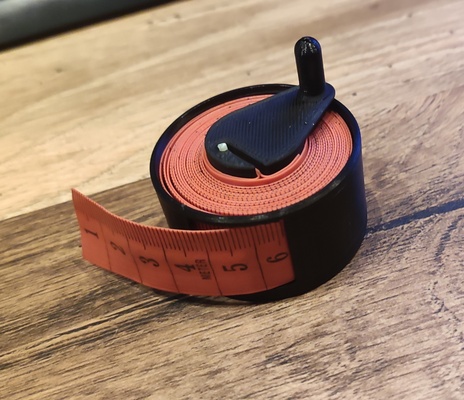 doux ruban mesure bobine outils boîte 3d print model - Mito3D