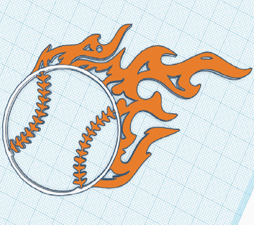 softball beyzbol oyun spor anahtarlık çeşitli 3d print model - Mito3D