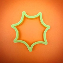 sol cookie cutter cookies sun baking bakery kitchen fondant 3d print model - Mito3D