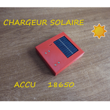 solar charger 18650 battery load 3d print model - Mito3D