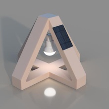 lampe solaire destins des lumires défi philippe vincent la maison 3d print model - Mito3D