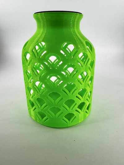 solar lantern geo design 1 home garden light lamp outdoors glow 3d print model - Mito3D