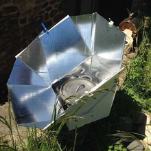 horno solar sun alineador casa jardín al aire libre 3d print model - Mito3D