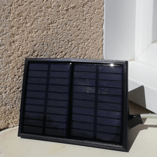 solar panel holder 2 panels gadget panneau solaire support 3D print model - Mito3D