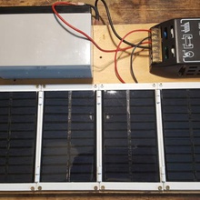 el panel solar de la titular gadget soporte energía sistema 3d print model - Mito3D