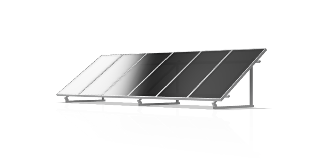 güneş paneller fotovoltaik modül dizi Solar enerji yenilenebilir 3d print model - Mito3D