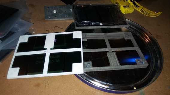 solar fotovoltaica panel apoyo solar célula solar panel solar electrónica 3d print model - Mito3D