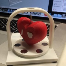 solar powered valentine verschiedene Herz 3d print model - Mito3D