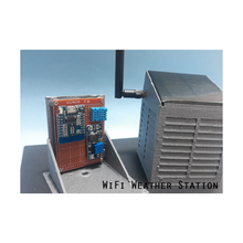 solar powered wifi weather station 3d print model - Mito3D