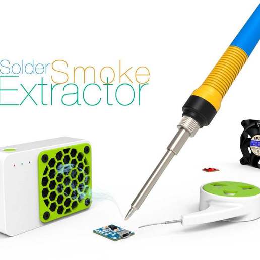 Löt Rauch-extractor verschiedene hobby lot Rauch extractor 3D print model - Mito3D