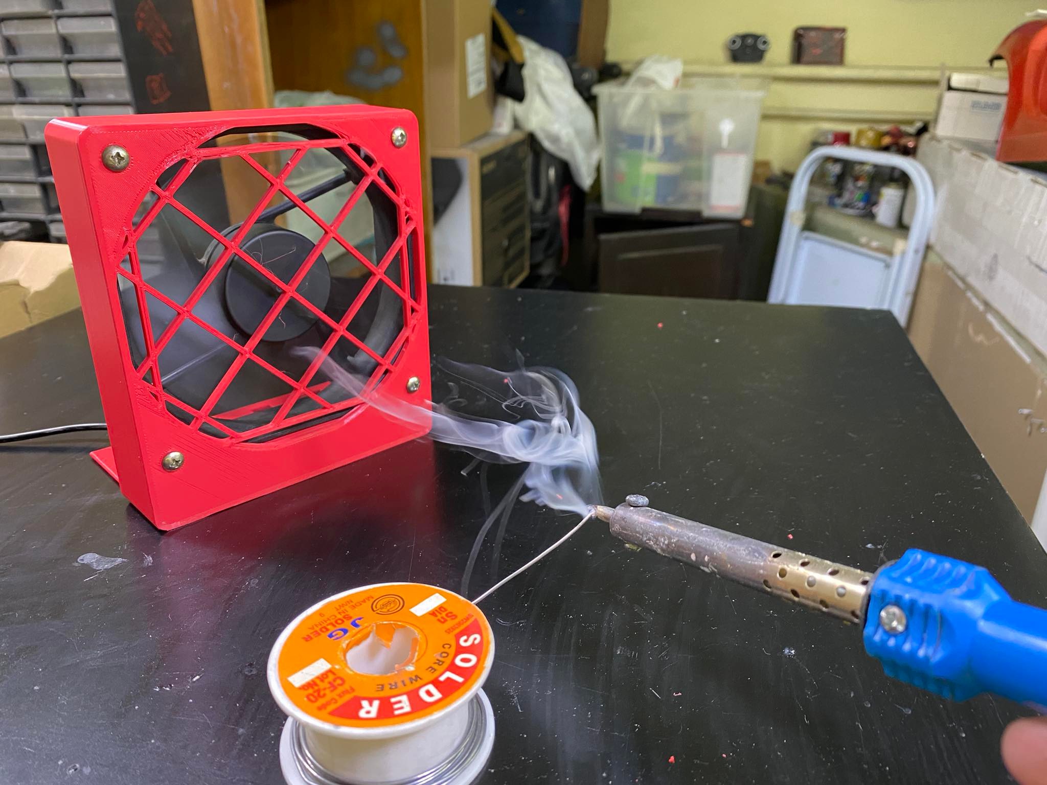 soldering iron fan tools 3D print model - Mito3D