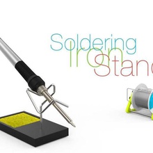 soldering iron stand tool electronics 3d print model - Mito3D