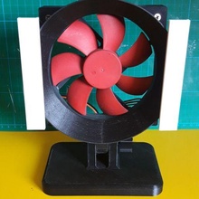 soldering smoke diverter lights fan light electronics tool 3d print model - Mito3D