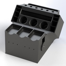 soldering tool consumable organiser flux solder organizer tweezers ts100 3d print model - Mito3D