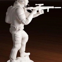 soldado vários 3d print model - Mito3D