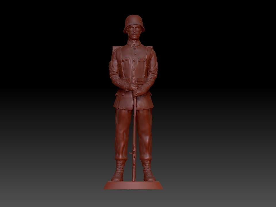 soldier dragoon - chilean army 3D print model - Mito3D