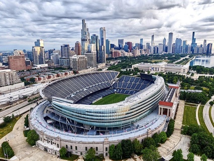 asker alan stadyum Chicago ayılar Amerikan Futbol 2023 kullanım alanlar 3d print model - Mito3D