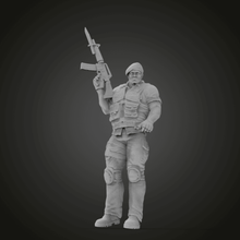 soldado de fortuna a arte pessoas 3d print model - Mito3D